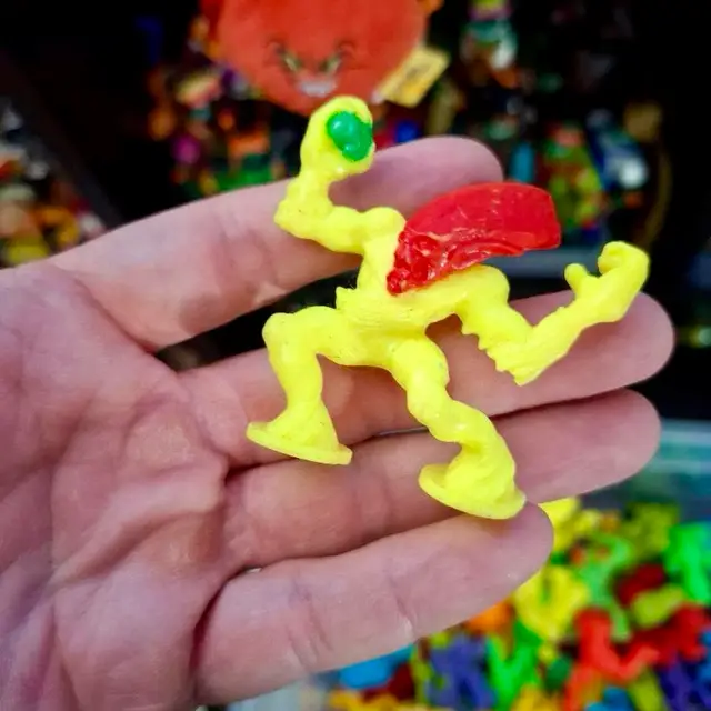 Wildman of China #119, Monster in My Pocket: Series 4: Super Scary, Neon Yellow