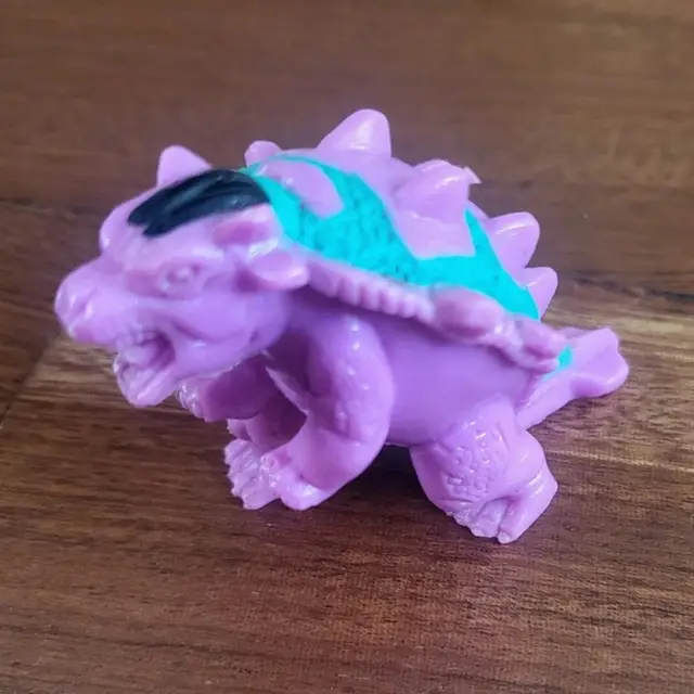 Ankylosaurus #158, Monster in My Pocket: Series 6: Dinosaurs, Neon Purple