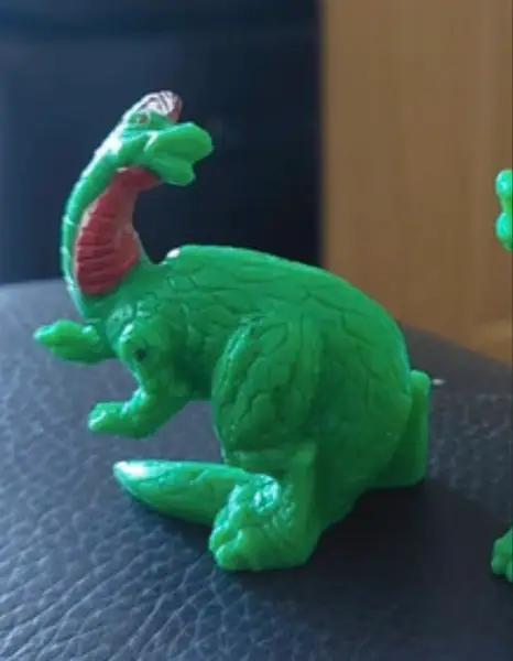 Lambeosaurus #167, Monster in My Pocket: Series 6: Dinosaurs, Neon Green